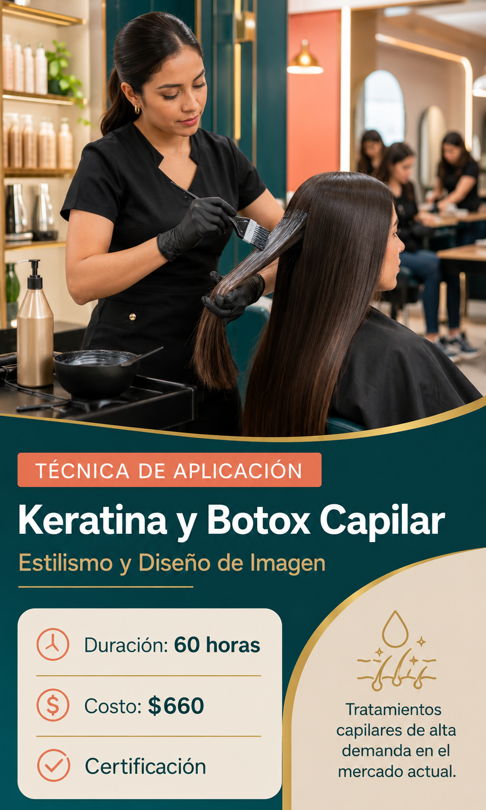 Curso Keratina Botox Capilar CECATI 156