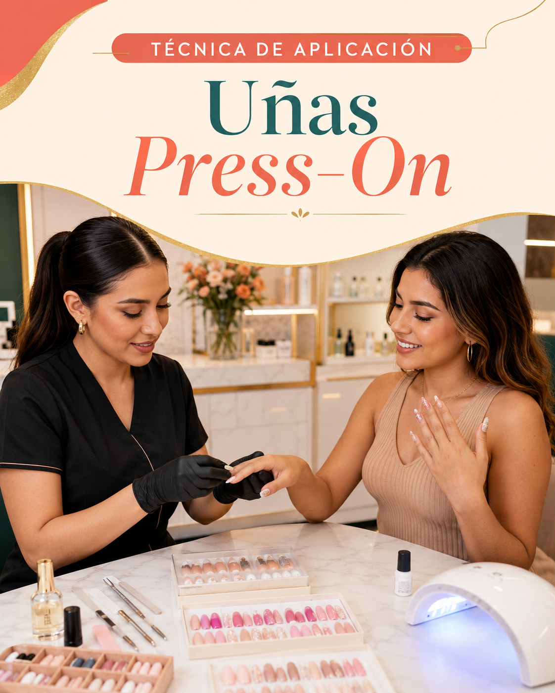 Curso Aplicación Uñas Press-On CECATI 156